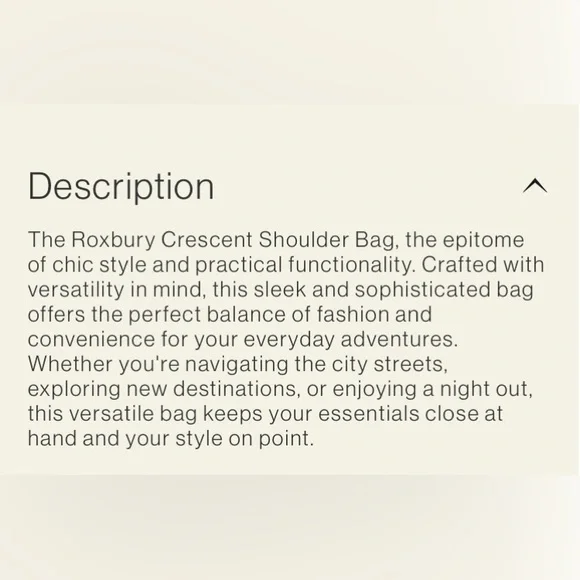 NEW Vera Bradley Roxbury Crescent Shoulder Bag - Picture 5 of 10